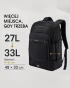 Plecak na laptopa 17,3" Oliver czarny infografika