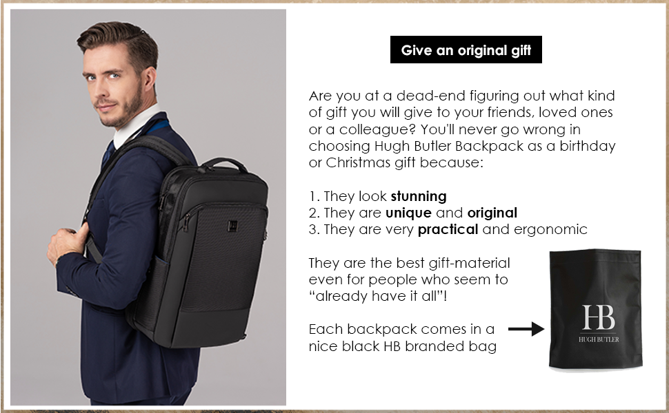 HUGH BUTLER Laptop Backpack 15,6" Charles